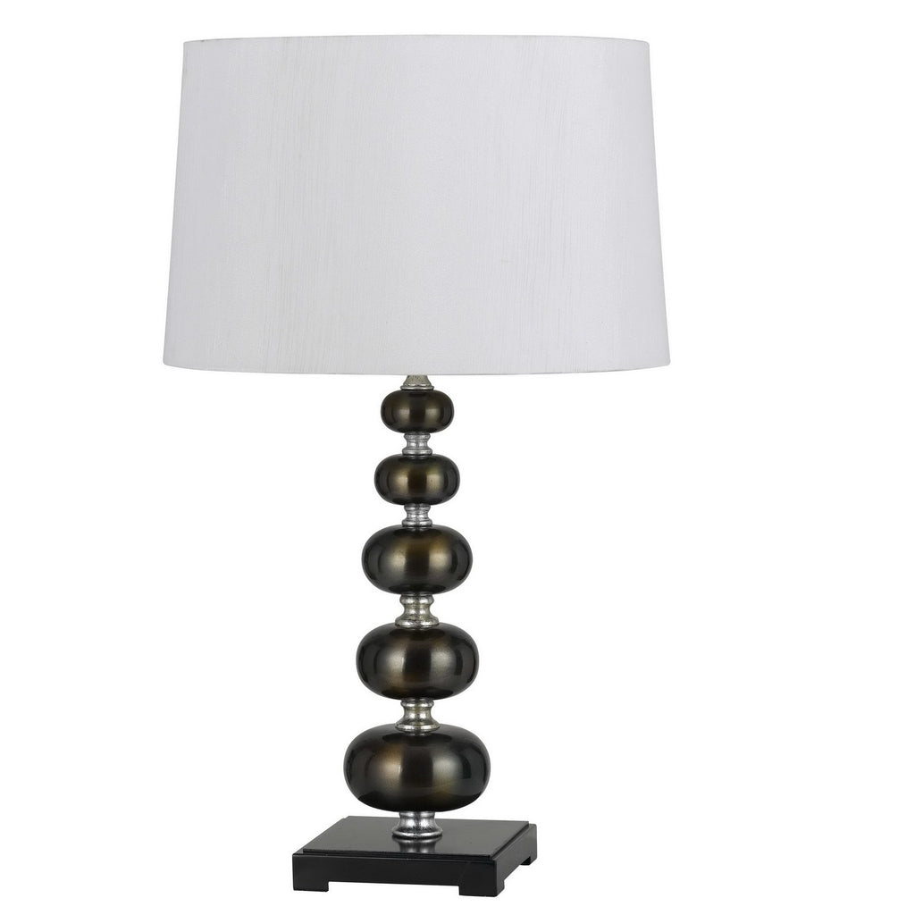 Visual Comfort Studio 1 Light Stacked 4 Ball Brass Table Lamp
